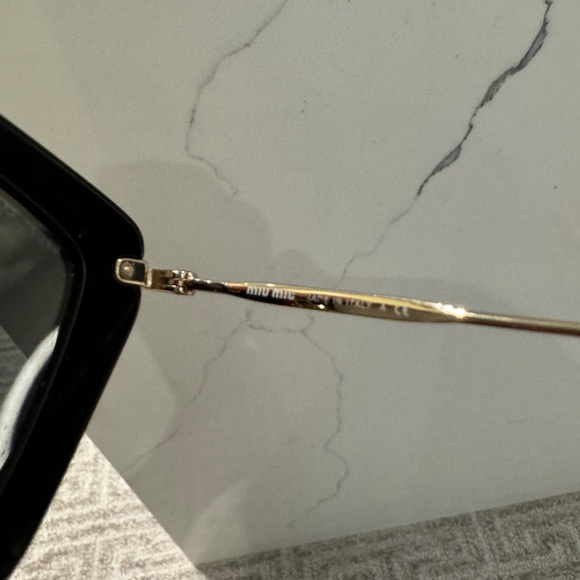 MIU MIU SMU 06O 1AB - 1A1 Sunglasses Grey SMU06O Frame - Picture 6 of 10